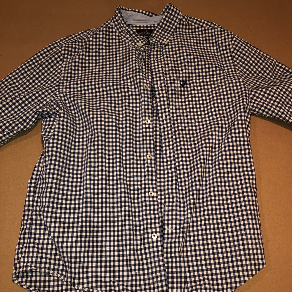 Striped Button-Up Dress Shirt